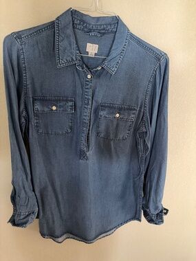Denim blouse